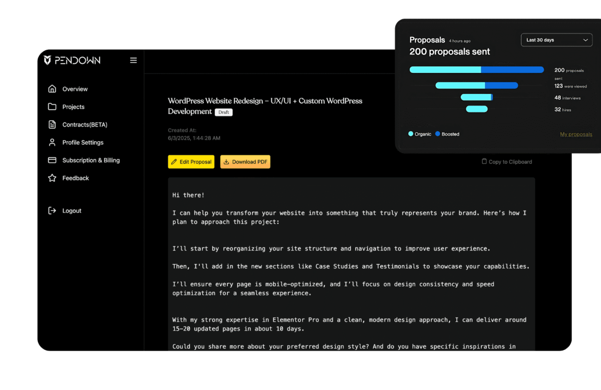 Our First In-House Product Empowering Freelancers to Win More Clients